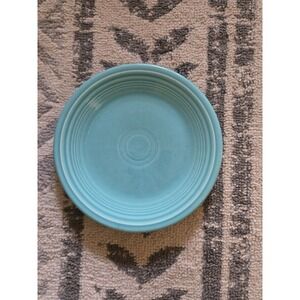 VTG‎ Fiestaware Salad Bread Plates 7.25" Homer Laughlin Turquoise Lead Free
